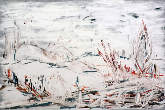 Alicia Viebrock, O.T., 2015 Monotypie, 101,5x147 cm