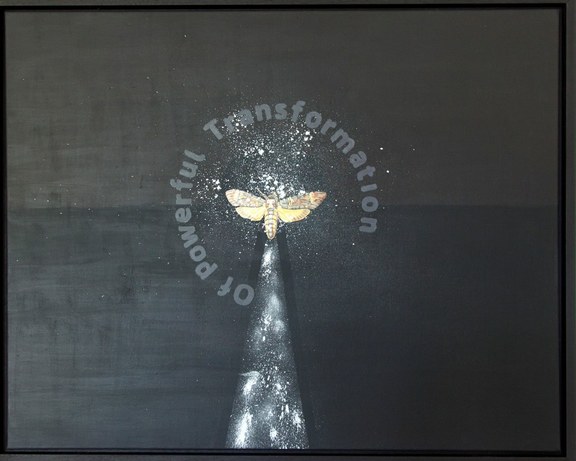 Of Powerful Transformation, Louise Deninger, Acryl auf Leinwand, 100x60 cm, 2016