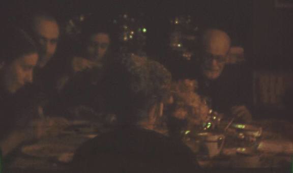 Videostill, the Freud family at a joint meal, 1937/38, private video, (c) Library of Congress. The video is on display in our current exhibition ?The apartment is doing well?. The Freuds at Berggasse 19