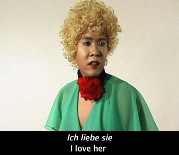 Lerne Deutsch mit Petra Von Kant / Learn German with Petra Von Kant, 2007 Videostill, Courtesy Ming Wong