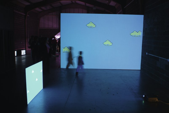 Cory Arcangel, Super Mario Clouds v2k3, 2002 © Privatsammlung Salzburg, courtesy Galerie, Thaddaeus Ropac, Paris ? Salzburg