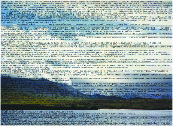 Patrizia Wiesner-Ledermann aus: "Words may change your image", 2008 An-Dràsda/Just Now; Loch Naver, Wien 2008 C-Print, 45 x 61 cm 
