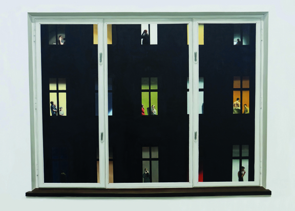 Window, 2014, Öl auf Leinwand, 150 x 230 cm (c) Jean Pierre Cueto