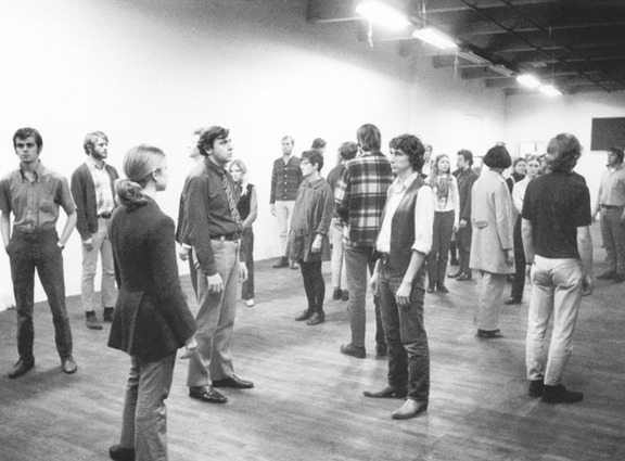 Michael Courcy, A Steven Paxton dance workshop at Intermedia, Beatty Streetm, Vancouver CA, March 31, 1969