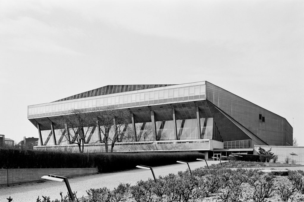 Roland Rainer: Stadthalle, Wien, AT, 1953–1958  Bild: Architekturzentrum Wien, Sammlung, Foto: Margherita Spiluttini