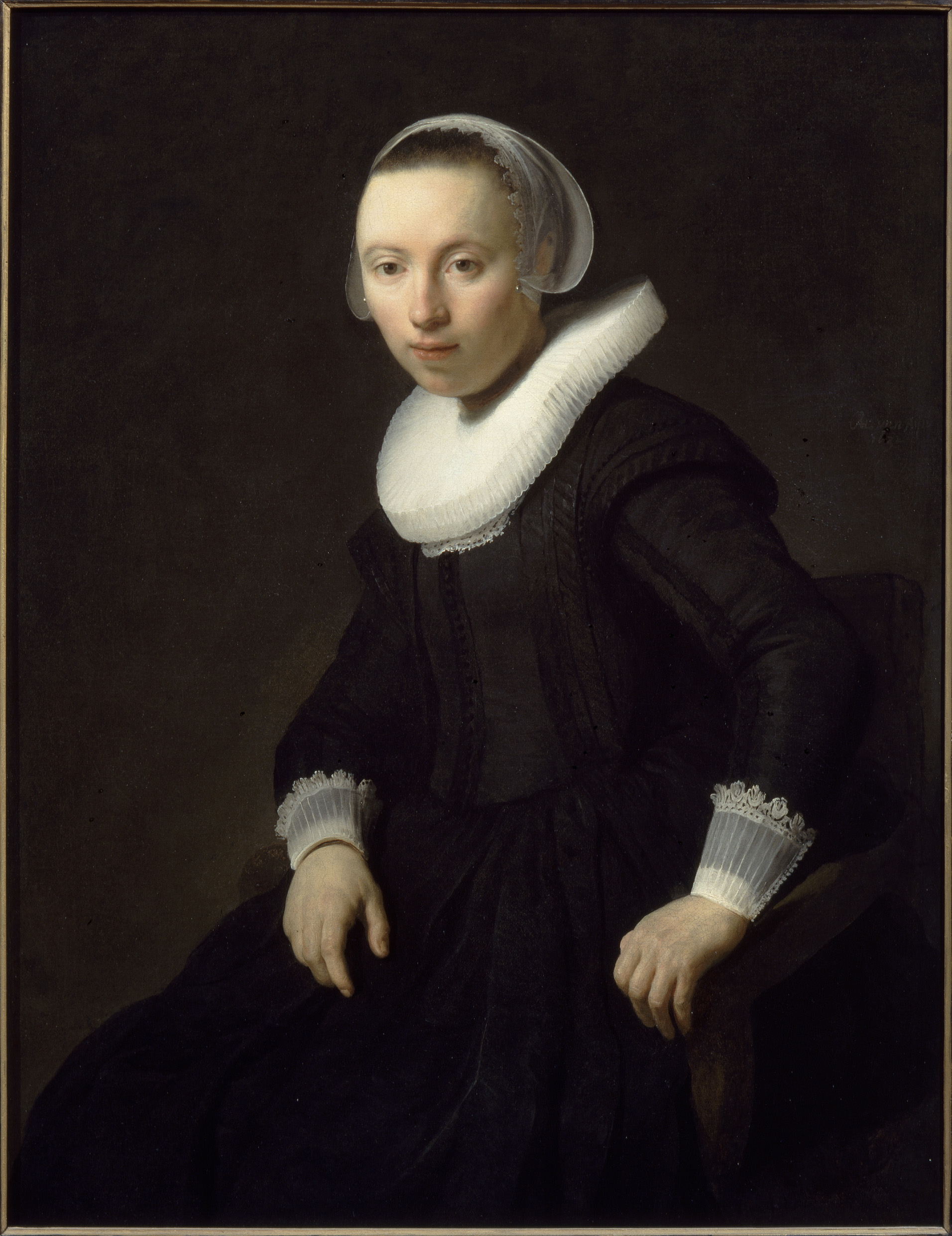Rembrandt Harmensz. van Rijn (1606–1669): Bildnis einer unbekannten jungen Frau 1632, Öl auf Leinwand © Gemäldegalerie der Akademie der bildenden Künste Wien