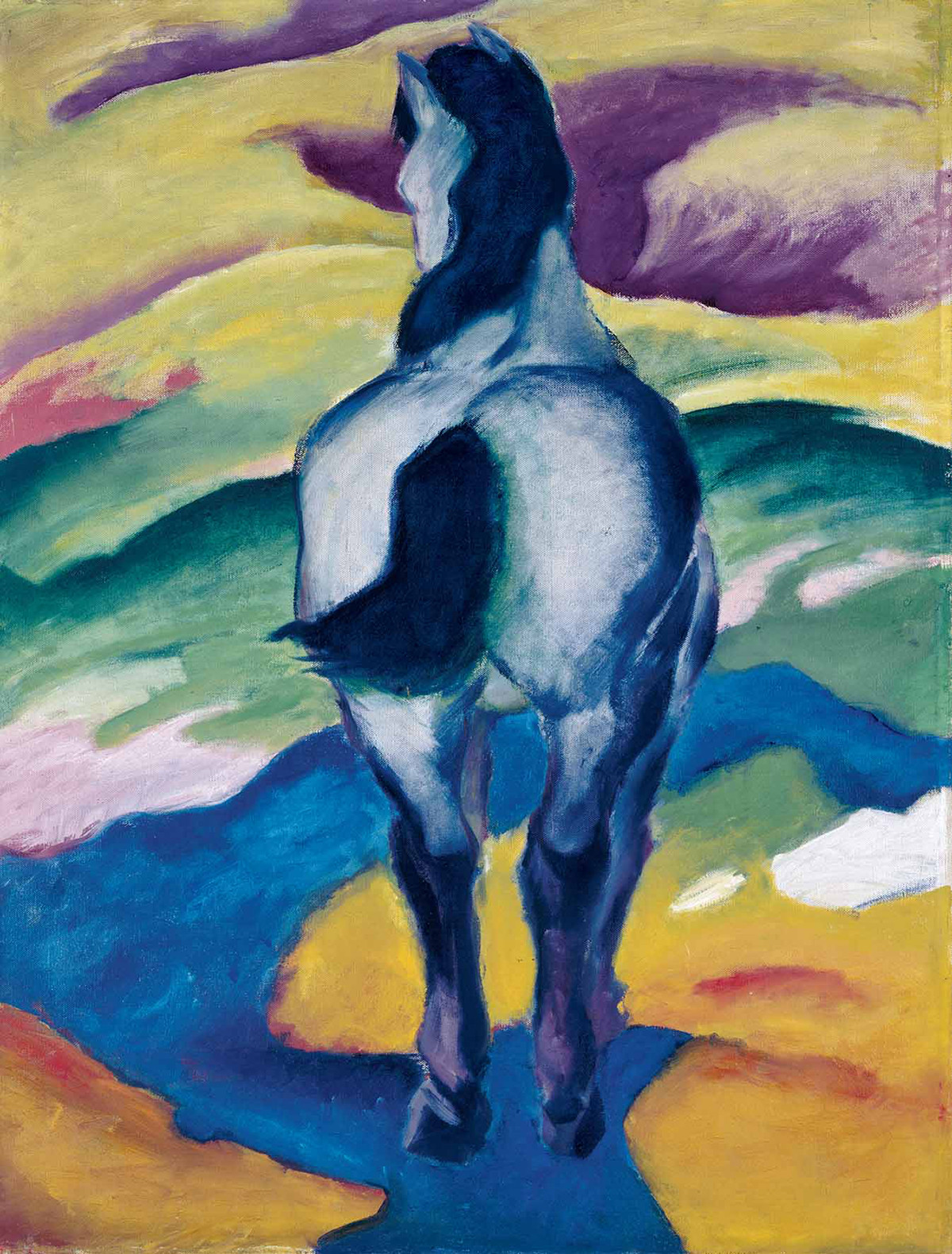 Franz Marc: Blaues Pferd II, 1911 - Kunstmuseum Bern, Stiftung Othmar Huber © Kunstmuseum Bern