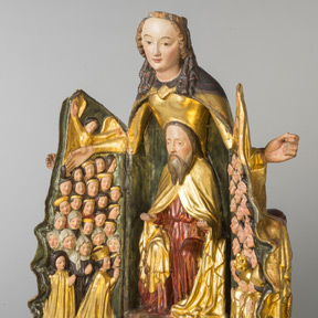 Schreinmadonna Wiener Bildhauer um 1420-30. Foto: Lena Deinhardstein & Lisa Rastl